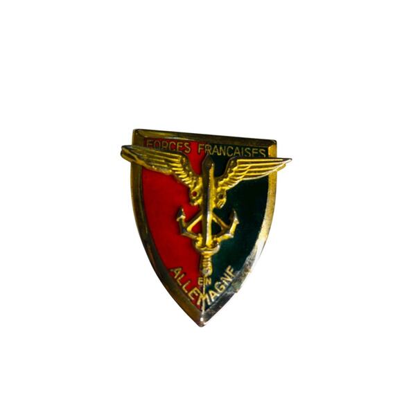 French Forces in Germany Forces Françaises en Allemagne FFA Pin 1.75" - Picture 3 of 6